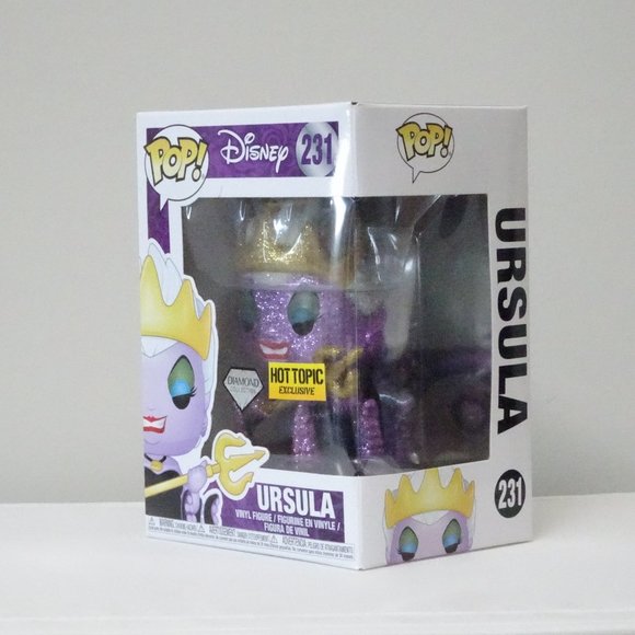 Disney Ursula (Diamond Collection) Hot Topic Exclusive Funko Pop! #231 - Picture 2 of 4